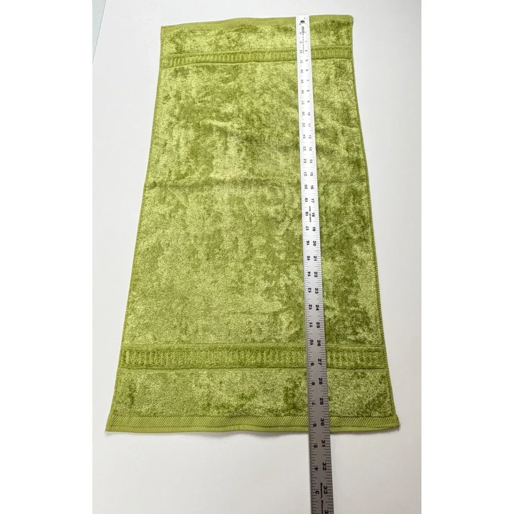 Vintage‎ Cannon Royal Family Hand Towel Avocado Green MCM Cotton